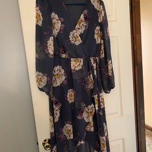 Long floral dress
